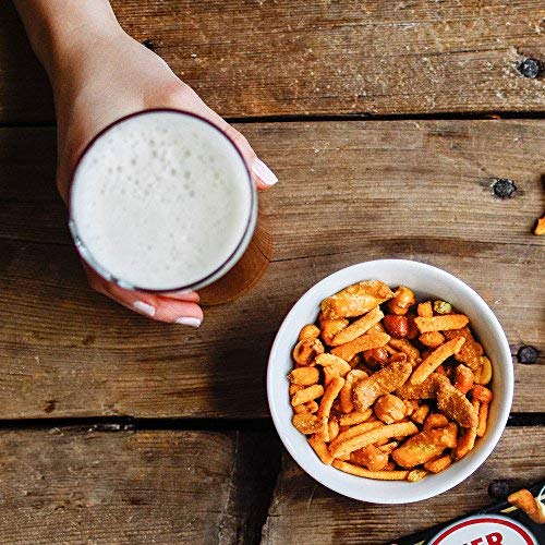 BEER NUTS Bar Mix (Family), 12-Ounce Jars (Pack of 6)