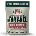Marsh Hen Mill Stone Ground White Cornmeal | Heirloom Corn Flour | All Purpose Flour For Baking & Cooking | Versatile & Consistent Results | Grown on