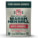 Marsh Hen Mill Stone Ground White Cornmeal | Heirloom Corn Flour | All Purpose Flour For Baking & Cooking | Versatile & Consistent Results | Grown on