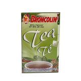 Broncolin Herbal Tea. Flu Relief. 25 Bags. 1.32 oz, Green