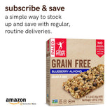 Caveman Foods Grain-Free Granola Bar Blueberry Almond 4 Count Box (Pack of 3)