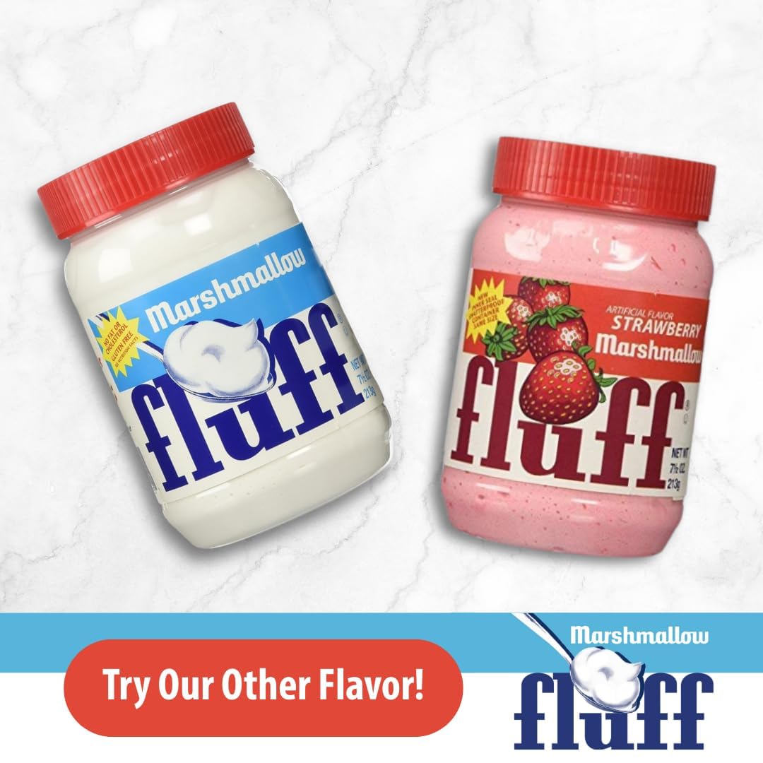 Fluff Marshmallow Spread, Classic Original Flavor, 16oz (Pack of 1)