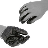 PackagingSuppliesByMail Work Gloves, Nitrile Gray Coated Nylon, Breatheable, Lightweight Garden Gloves for Men and Women, 2X-Large, 24 Pairs
