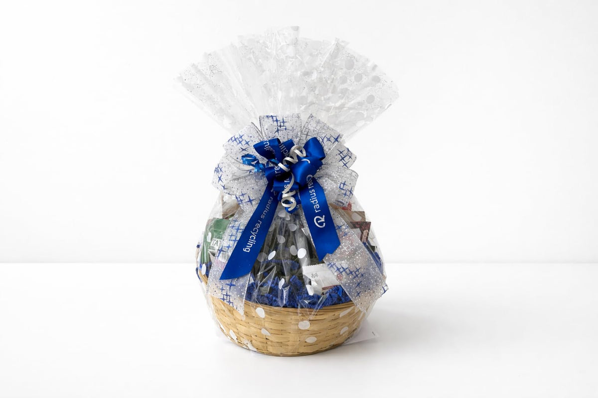 Handcrafted Gift Basket with Chocolates, Cookies, Snacks & Candy. Perfect for Birthdays, Sympathy, Holidays, Clients & Thank You Gifts (Premium