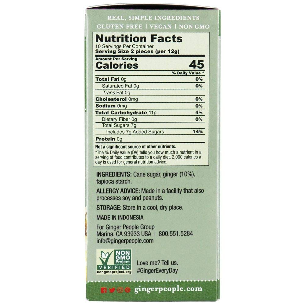 Ginger People Gingins Chewy Orig Box 4.5 Oz