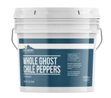 Earthborn Elements Whole Ghost Chile Peppers 1 Gallon Bucket, Extremely Hot, Dried Bhut Jolokia Peppers