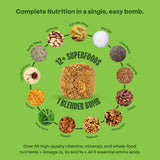 The Bomb Co. Blender Bomb, Glow Getter, Superfood Smoothie Mix with Flax, Hemp, Irish Sea Moss, & Amino Acids for Hair & Skin Support, Gluten Free