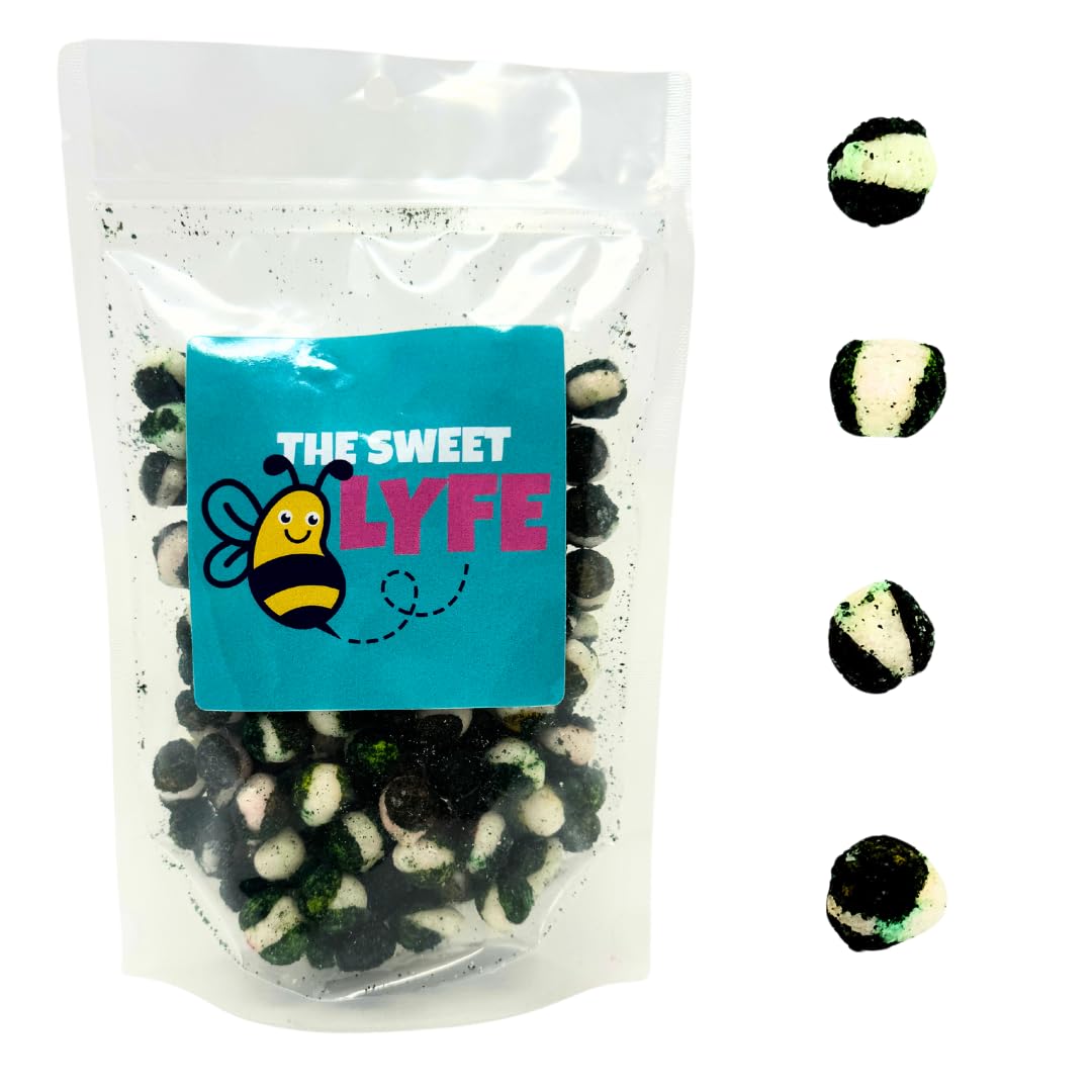 The Sweet Lyfe Freeze Dried Pickle Rainbow Crunch Candy, 6 oz