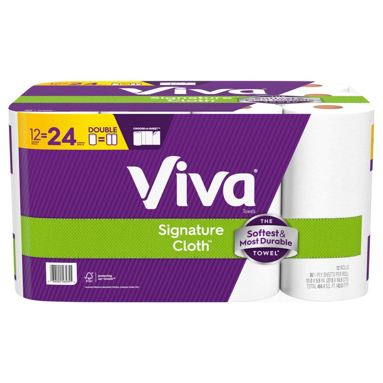 Viva, Paper Towels Signature Cloth, 12 Pack