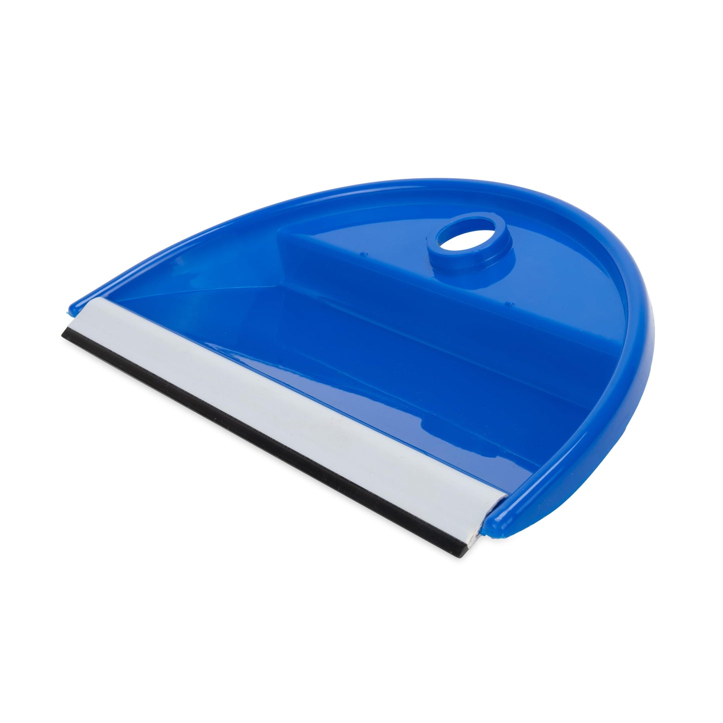 Camco Lightweight Portable Travel Dust Pan and Whisk Broom with Hanger Hole, for RVs, Campers, Campsites, and Dorm Rooms, Blue