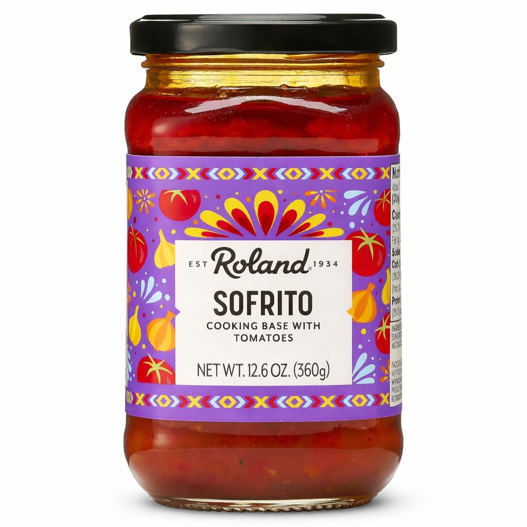 Roland Foods Sofrito Cooking Base with Tomatoes, Specialty Imported Food, 12.6 Ounce, Pack of 1