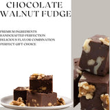 8oz. Nuts to You Smooth Chocolate Walnut Fudge| Fresh Gourmet Candy | Decadent and Delicious Handcrafted Fudge