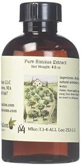 OliveNation Banana flavor Extract from Natural Flavors for Baked Goods, Beverages, Breads, Fillings, Sugar Free, Non-GMO, Gluten Free, Kosher, Vegan