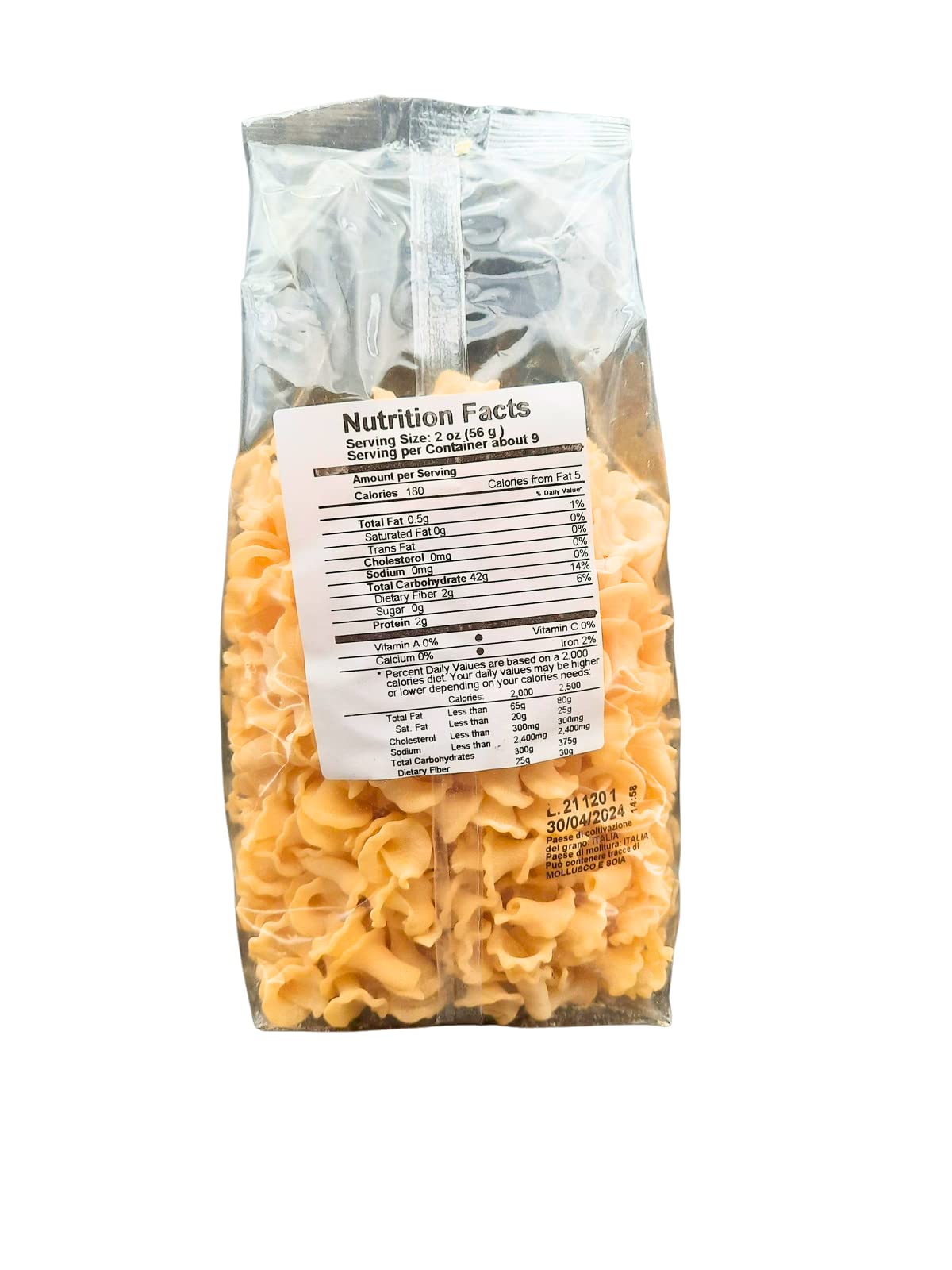 PANSARDO Gigli Di Semola Durum Wheat Semolina Italian Pasta - 2 Pack