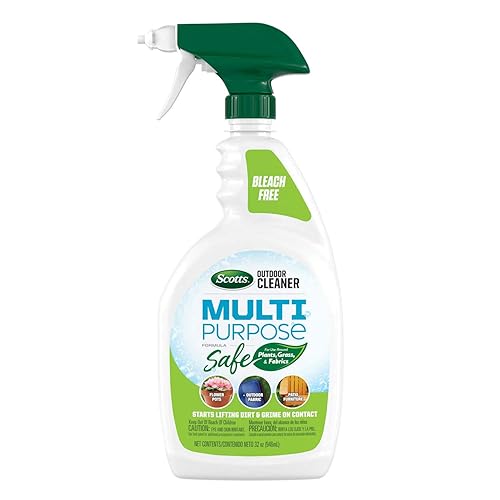 Scotts Outdoor Cleaner Multi Purpose Formula: Ready-to-Use, Bleach-Free, Use on Decks, Siding, Stone and Patio Furniture, 32 oz.