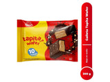 Gallito Tapita Chocolate Covered Peanut Cream Wafer Cookies, - 10 Units per Bag - 300g Each - Costa Rican Snack Favorite - 2 Pack