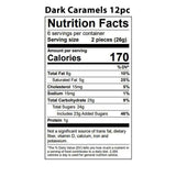 Vermont Nut Free Chocolates Boxed Chocolate Caramels (Dark Chocolate) 12-Piece, Nut-Free, Egg-Free, Kosher