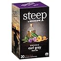 Bigelow 17700 steep Tea, Earl Grey, 1.28 oz Tea Bag, 20/Box