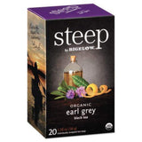 Bigelow 17700 steep Tea, Earl Grey, 1.28 oz Tea Bag, 20/Box