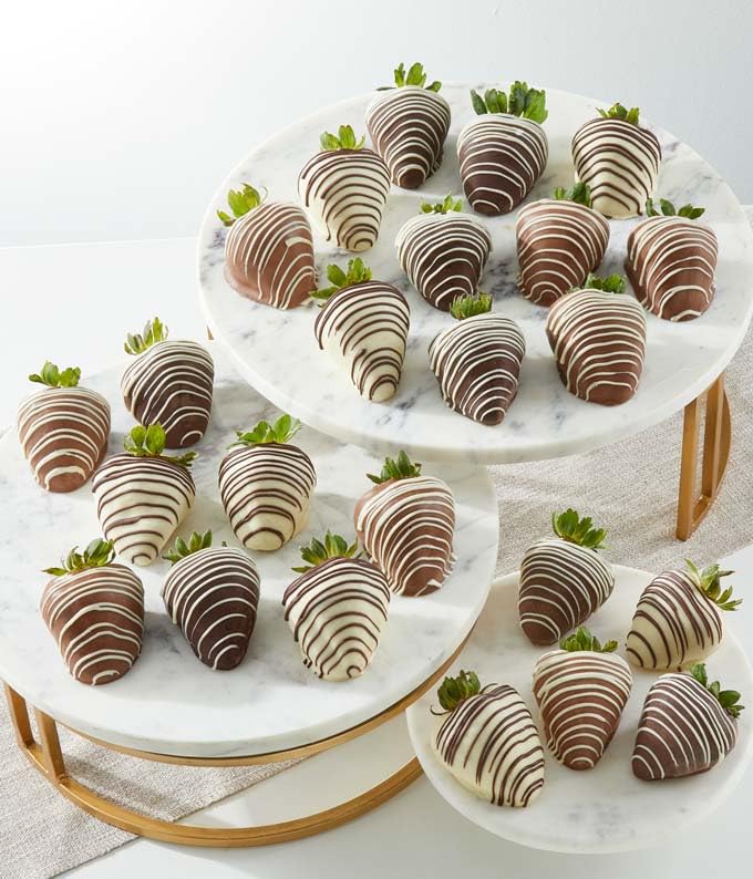 From You Flowers - Belgian Chocolate Dipped Strawberries - 24 Pieces for Birthday, Anniversary, Get Well or Celebration