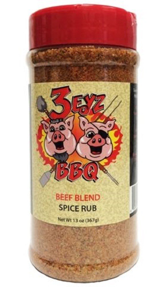 3 EYZ Beef Blend Spice Rub - 13oz shaker