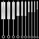 Tokyzexi 8 Inch Extra Long Straw Cleaner Brush Set, 10 Pack Reusable Straw Cleaning Brushes for Tumbler, Metal Straws?Bottle Drinking Straws?Computer