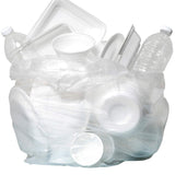 Aluf Plastics 10 Gallon Trash Bags - (COMMERCIAL 1000 PACK) - Source Reduction Series Value High Density 6 MICRON gauge - Intended for Home, Office
