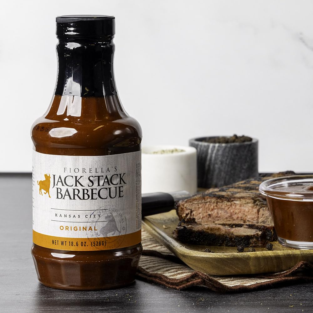 Jack Stack Barbecue Original Sauce - Kansas City BBQ - Smoked KC BBQ Sauce (2 Pack, 18oz Bottles)