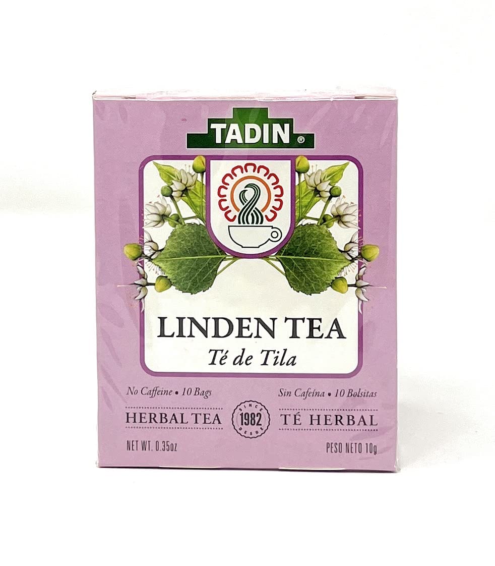 Tadin Linden Tea 6 Boxes Of 10 Bags Per Box (60 Bags)