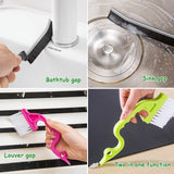 12Pcs Small Cleaning Brush, Crevice Gap Cleaning Brush,Door Window Track Groove Corner Crevice Cleaning Brushes for Cleaning Window