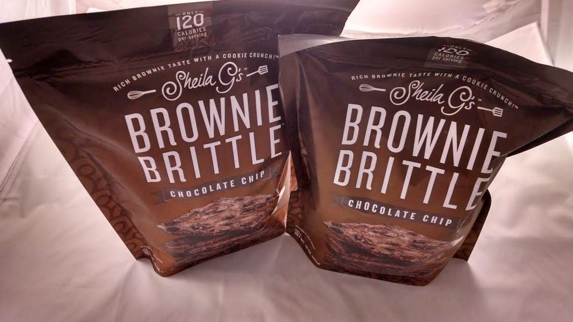Sheila G's Original Chocolate Chip Brownie Brittle 16 oz (SUPER VALUE 2 PACK)