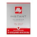 illy Instant Coffee Singles, Classico Medium Roast, Caramel & Orange Blossom Notes, 40 Single-Serve Packets (2g Each) - Premium Arabica Coffee