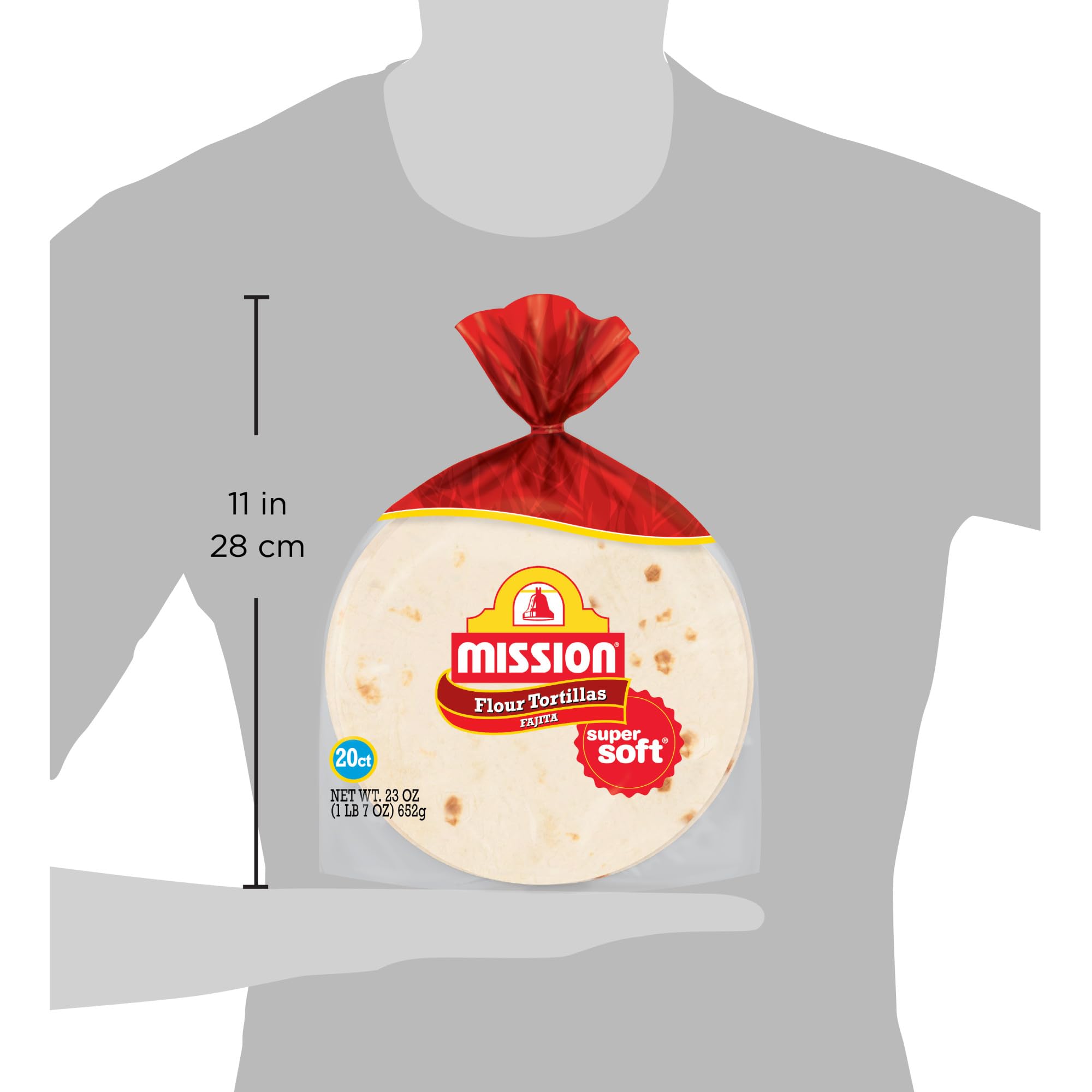 Mission Fajita Flour Tortillas, Small Size, 20 Count, Trans Fat Free