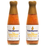 Watcharee's Thai Lemongrass Chili Sauce, Gluten Free, Vegan, Authentic Stir Fry, Dressing, Rice Seasoning, Condiment & Dipping Sauce - 8.1 oz Bottle
