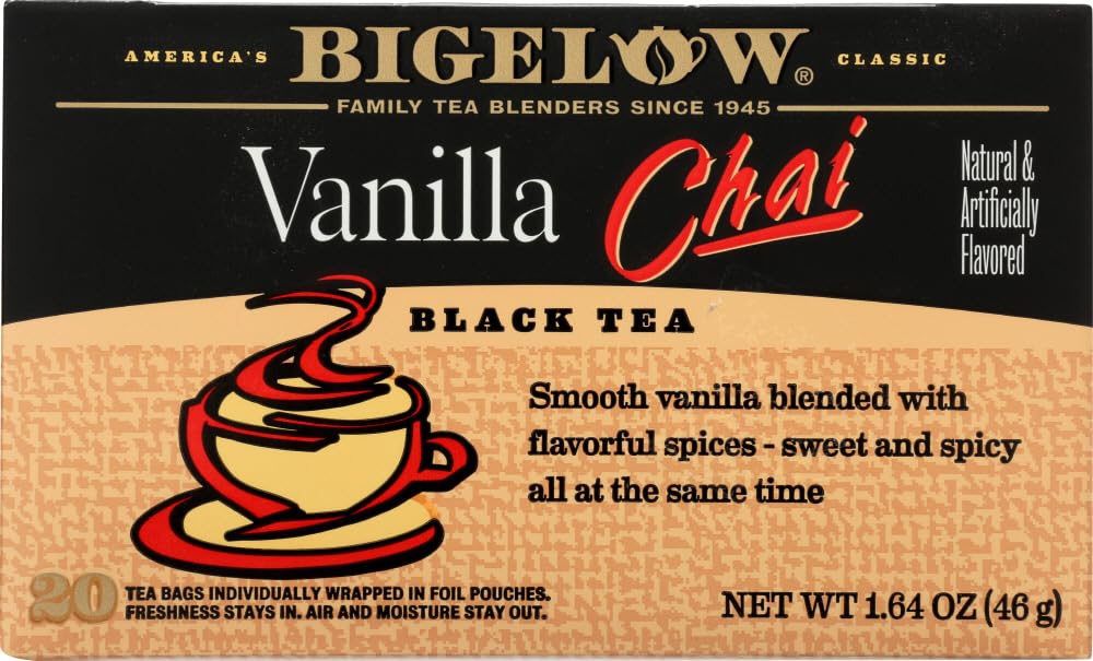 Bigelow VANILLA CHAI Tea - 20 Count (16 Pack)16