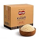BISVUA Premium Bulk Dried Kataifi (11 lbs) - Golden Dried Shredded Fillo Dough for Commercial Kitchen Dubai Chocolate Bars, Kunafa, Knafeh & Crunchy Dessert Creations Bakery Supply (5 kg Dried Foodservice Kataifi)