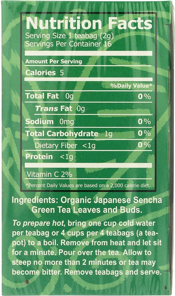 Haiku Green Tea - Sencha - Case of 6 - 16 Bags