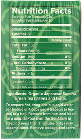 Haiku Green Tea - Sencha - Case of 6 - 16 Bags