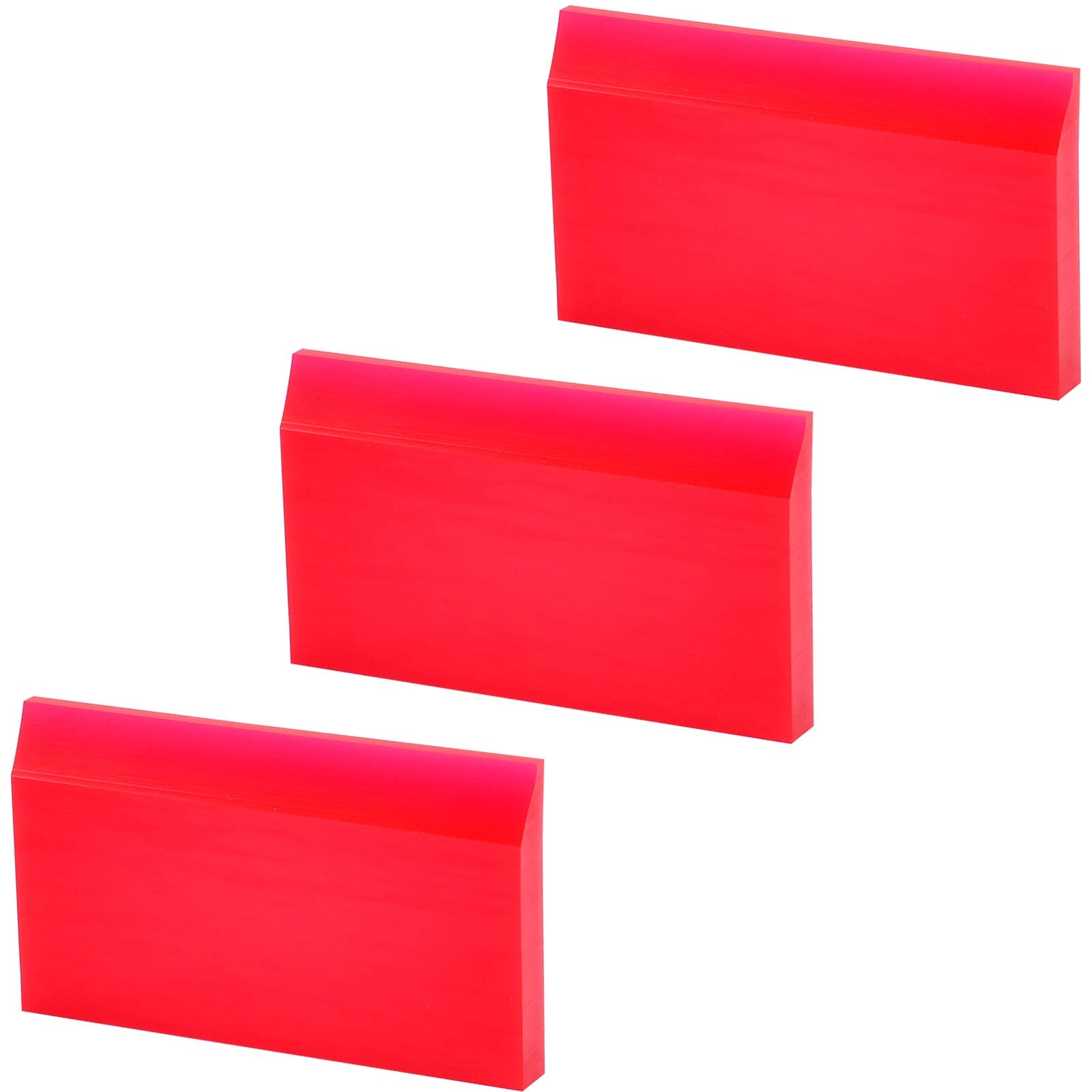 AHCHAY 2-inch Extra Small Rubber Squeegee Flexible and Soft Non Scratching for Resin 3D Printing Cleanup, Car Rear Glass Cleaning, Mirror Cleaning