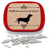 Dachshund Lovers Gifts Set Happy Wiener Dog Gifts for Doxie Owners Funny Weenie Gag Gift Wet Wipes Breath Mints Blueberry Cotton Candy