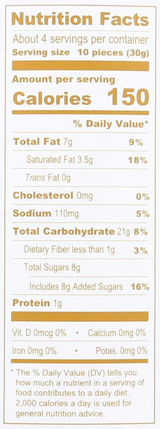Mandy's - Dark Chocolate Cookie Thins - Box Contains 42 Cookies, 4.6 Ounce.