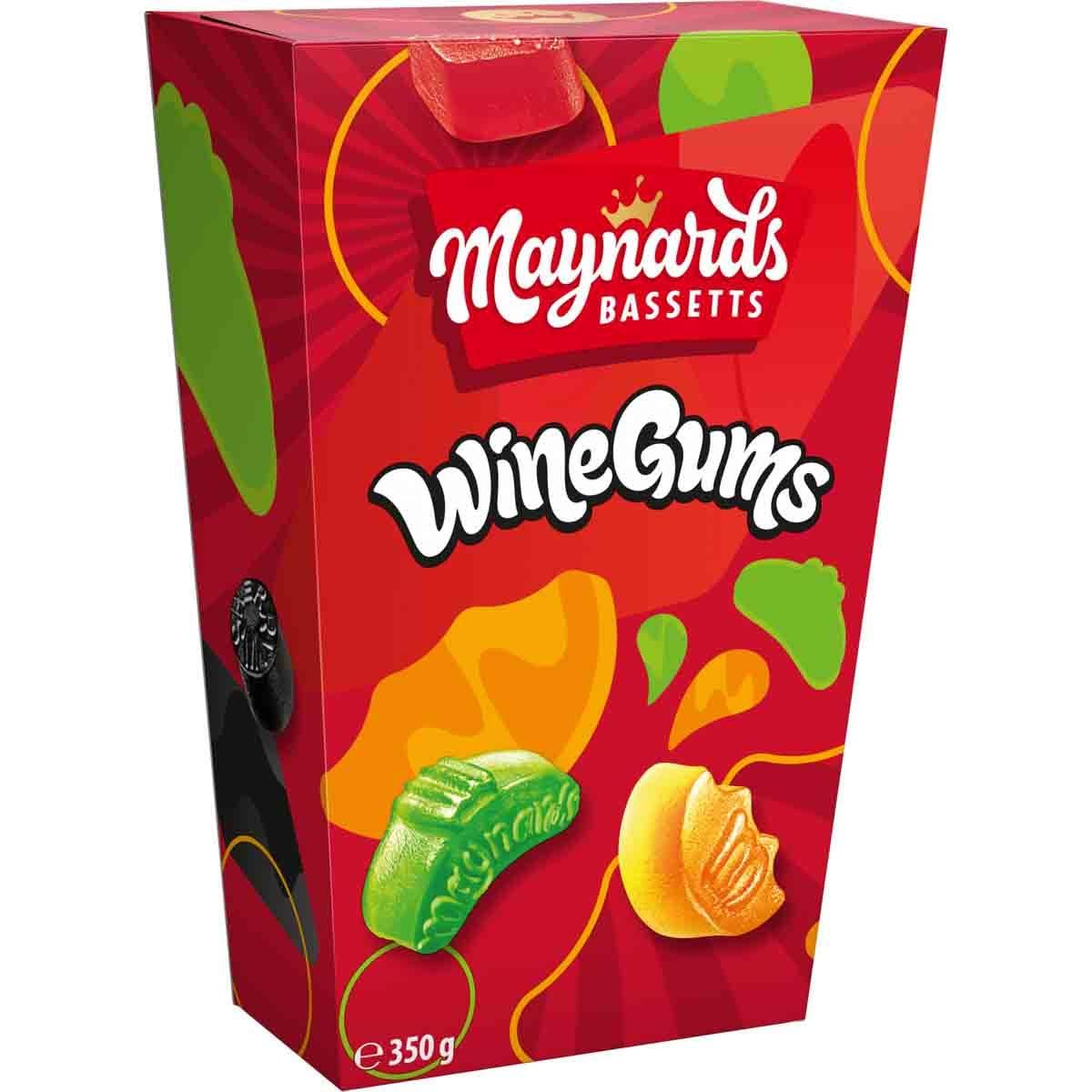 Maynards Bassetts Wine Gums Carton 350g (Pack of 2)