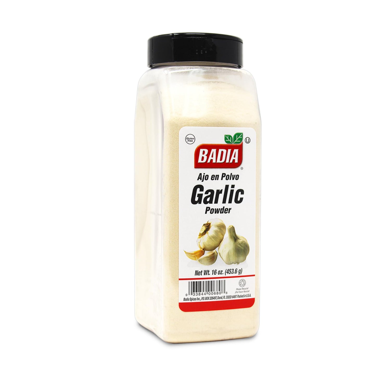 Badia Garlic Powder, 16 oz - Premium Garlic Powder for Cooking, Seasoning & Spice Blends, Freshly Ground and Flavorful