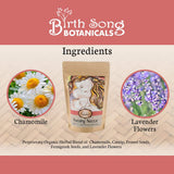 Birth Song Botanicals Nursing Nectar Herbal Breastfeeding Tea - Organic Lactation Tea to Increase Milk Supply, Enhance Milk Production & Breastmilk