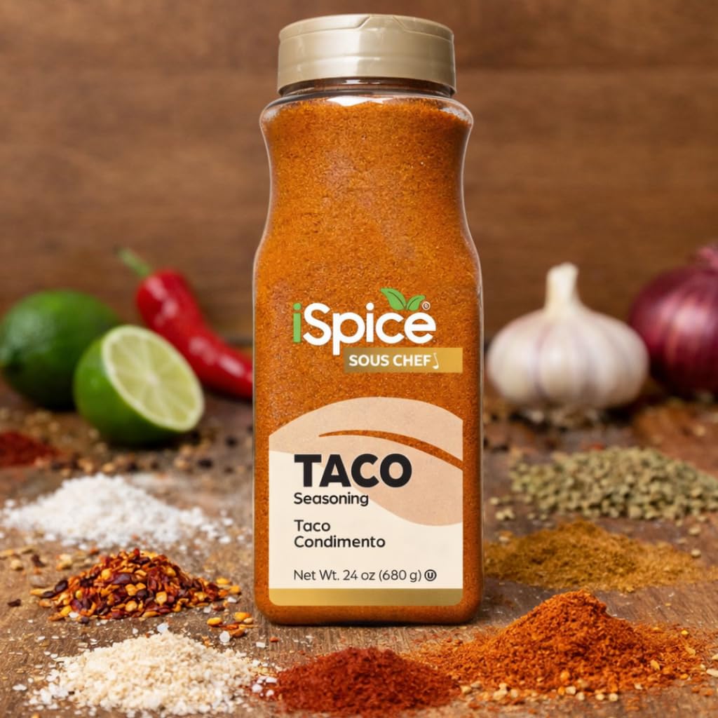 iSpice | Taco Seasoning | 24 oz | Bulk Size | Mixed Spices & Seasonings | Kosher
