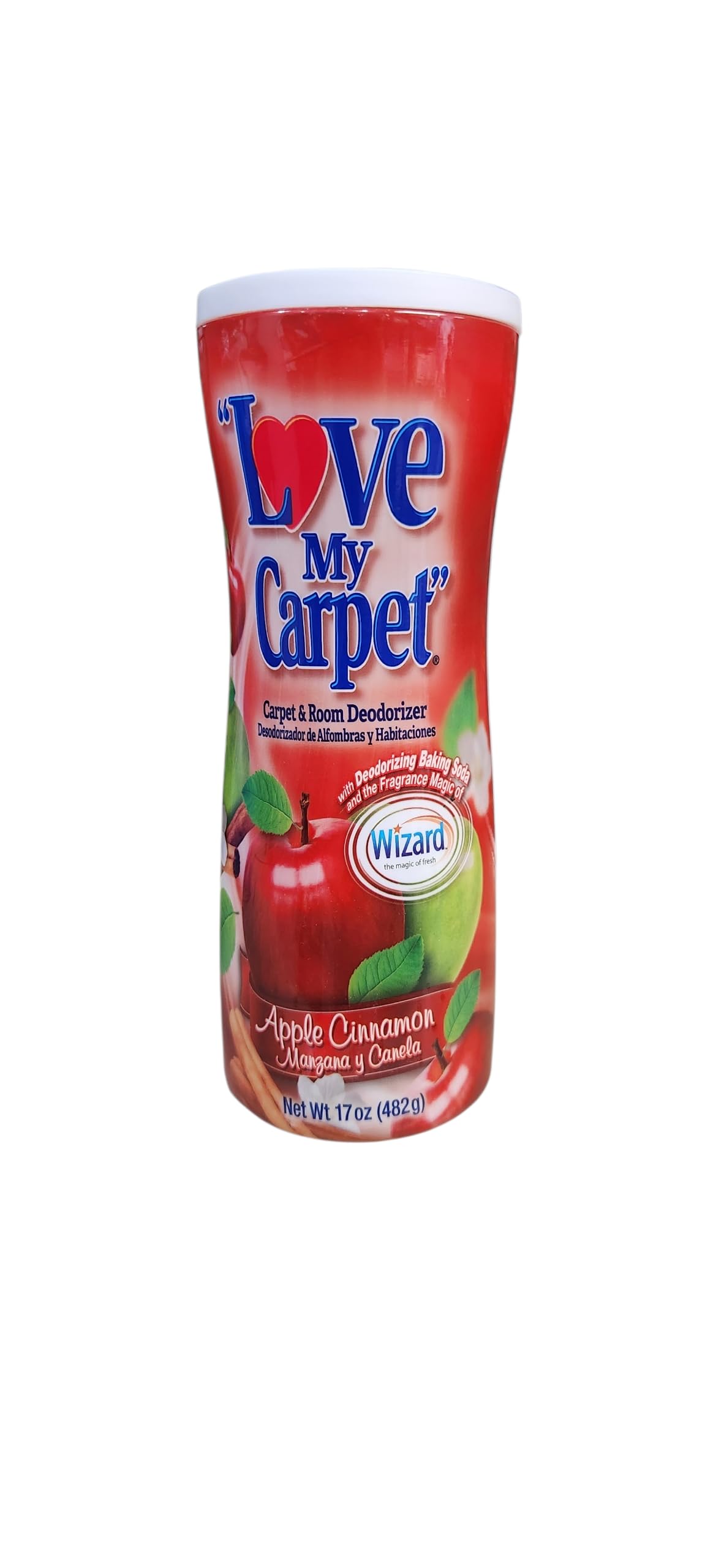 Love My Carpet Apple & Cinnamon,Love My Carpet Apple Cinnamon Scented Carpet and Room,car,pet Deodorizer, 17 oz.