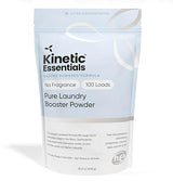 Kinetic Essentials Plant-Based Enzyme Laundry Booster Powder - Oxygen Boosting Powdered Laundry Additive for Stains & Odor - Boosts Detergent
