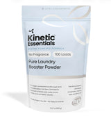 Kinetic Essentials Plant-Based Enzyme Laundry Booster Powder - Oxygen Boosting Powdered Laundry Additive for Stains & Odor - Boosts Detergent