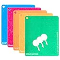Clean Gorillas Swedish Dishcloths for Kitchen, Reusable Paper Towels, Ultra Absorbent, Eco-Friendly and Machine Washable, 5 Sheets and 3 Adhesive