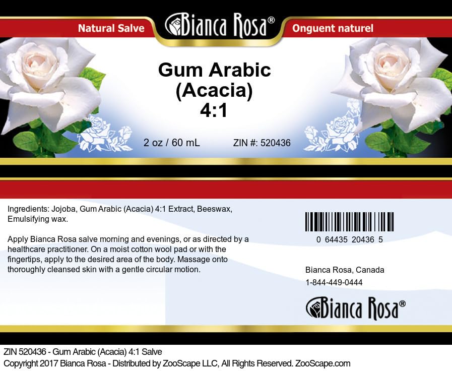 Gum Arabic (Acacia) 4:1 Salve (2 oz, ZIN: 520436) - 3 Pack